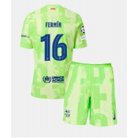 Barcelona Fermin Lopez #16 Replica Third Minikit 2024-25 Short Sleeve (+ pants)